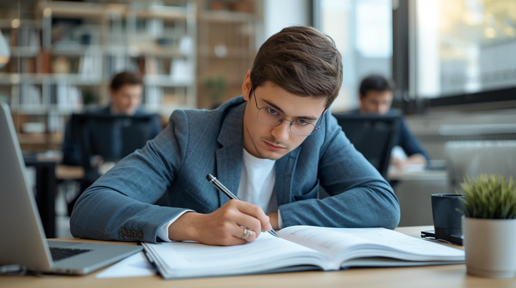 A test-taker implementing advanced strategies for the Wonderlic exam